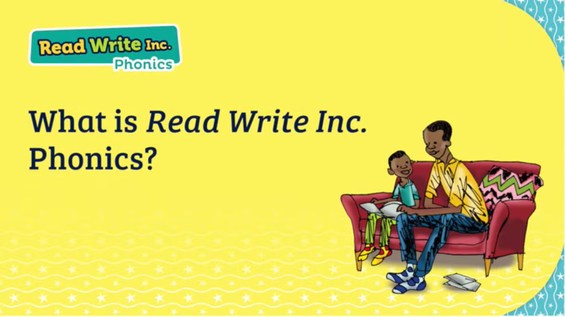 video title reading what is read write inc. phonics?