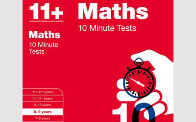 Bond 11+: Maths 10 Minute Tests: 8-9 years