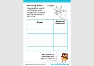 Measurement in Year 1 (age 5–6) - Oxford Owl for Home
