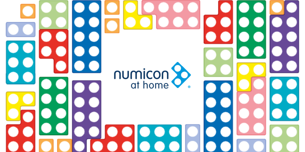 image of colourful Numicon tiles around the Numicon logo