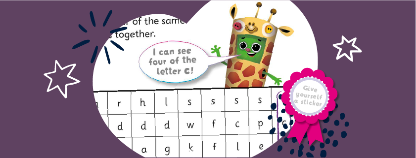 Image of child holding picture cards